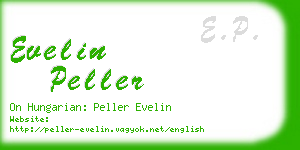 evelin peller business card